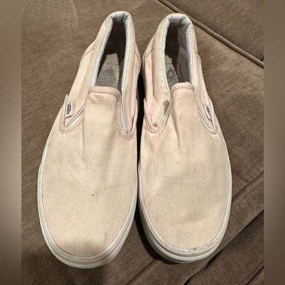 Light pink slip on vans 8.0 women’s - Picture 1 of 3